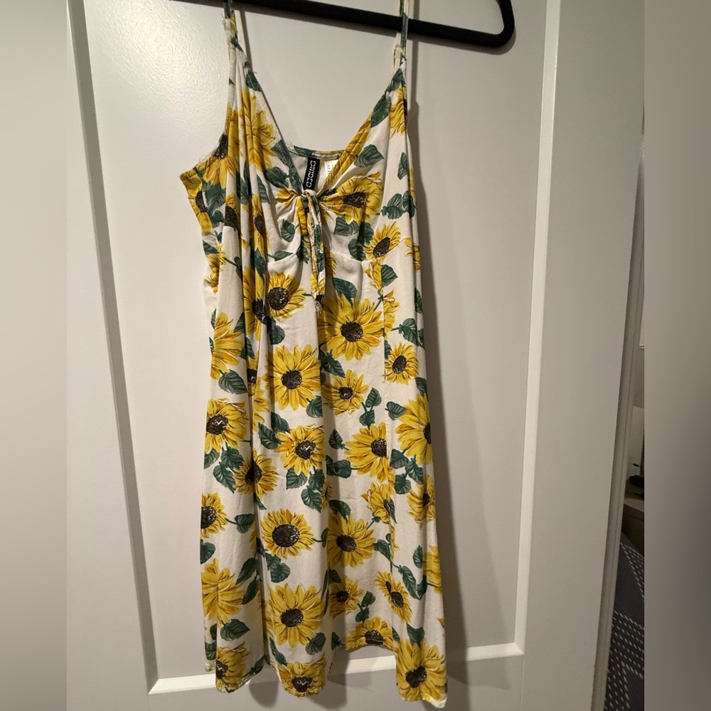 Sunflower front tie Sun Dress